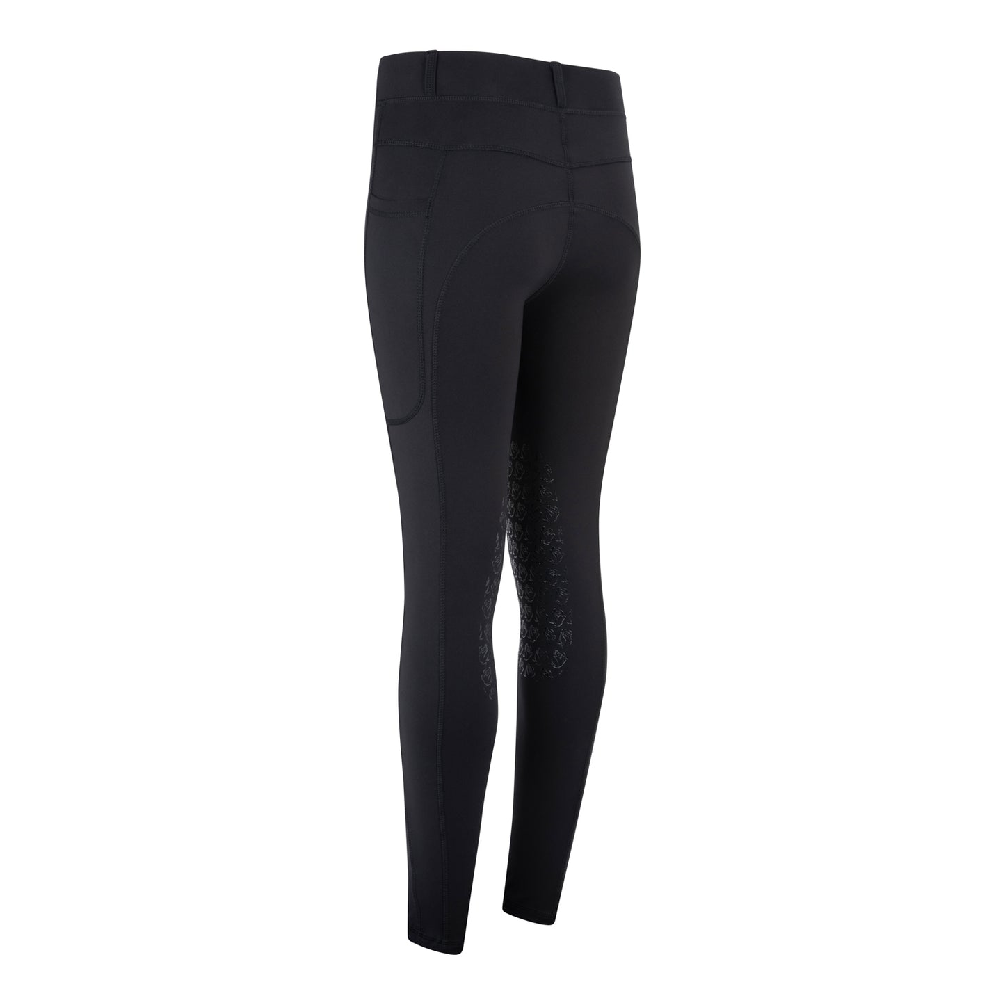 Black Fleece Lined Belt Loop Water Repellent Leggings