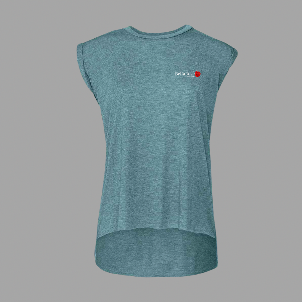 Flowy Rolled Cuff T-Shirt