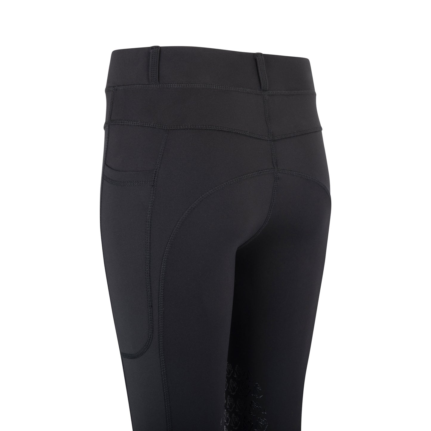 Black Fleece Lined Belt Loop Water Repellent Leggings