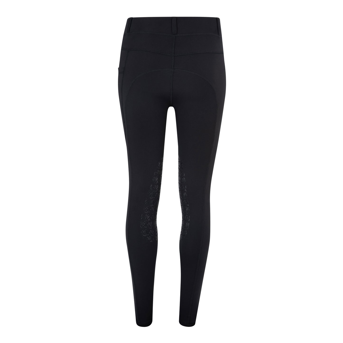 Black Fleece Lined Belt Loop Water Repellent Leggings