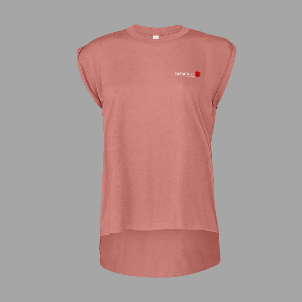 Flowy Rolled Cuff T-Shirt