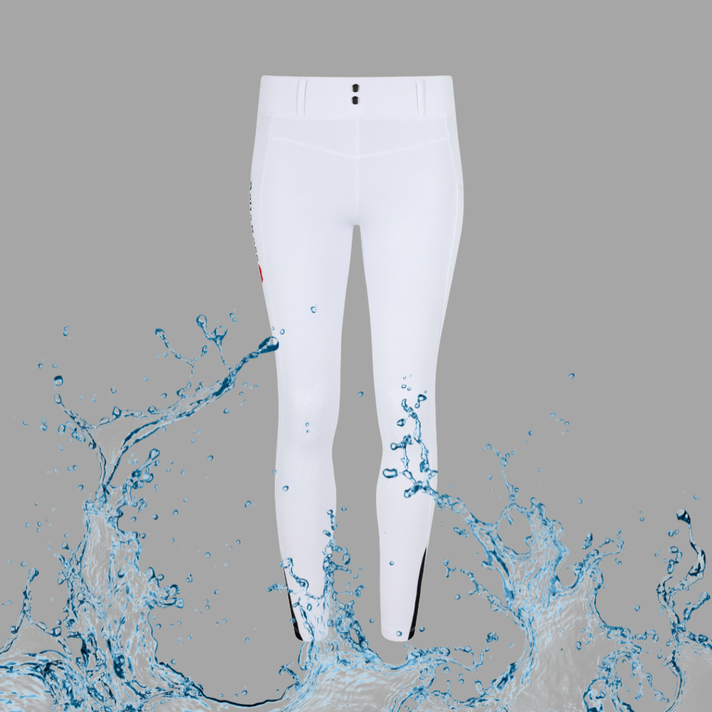 Water Repellent Competition Knee Grip Riding Leggings