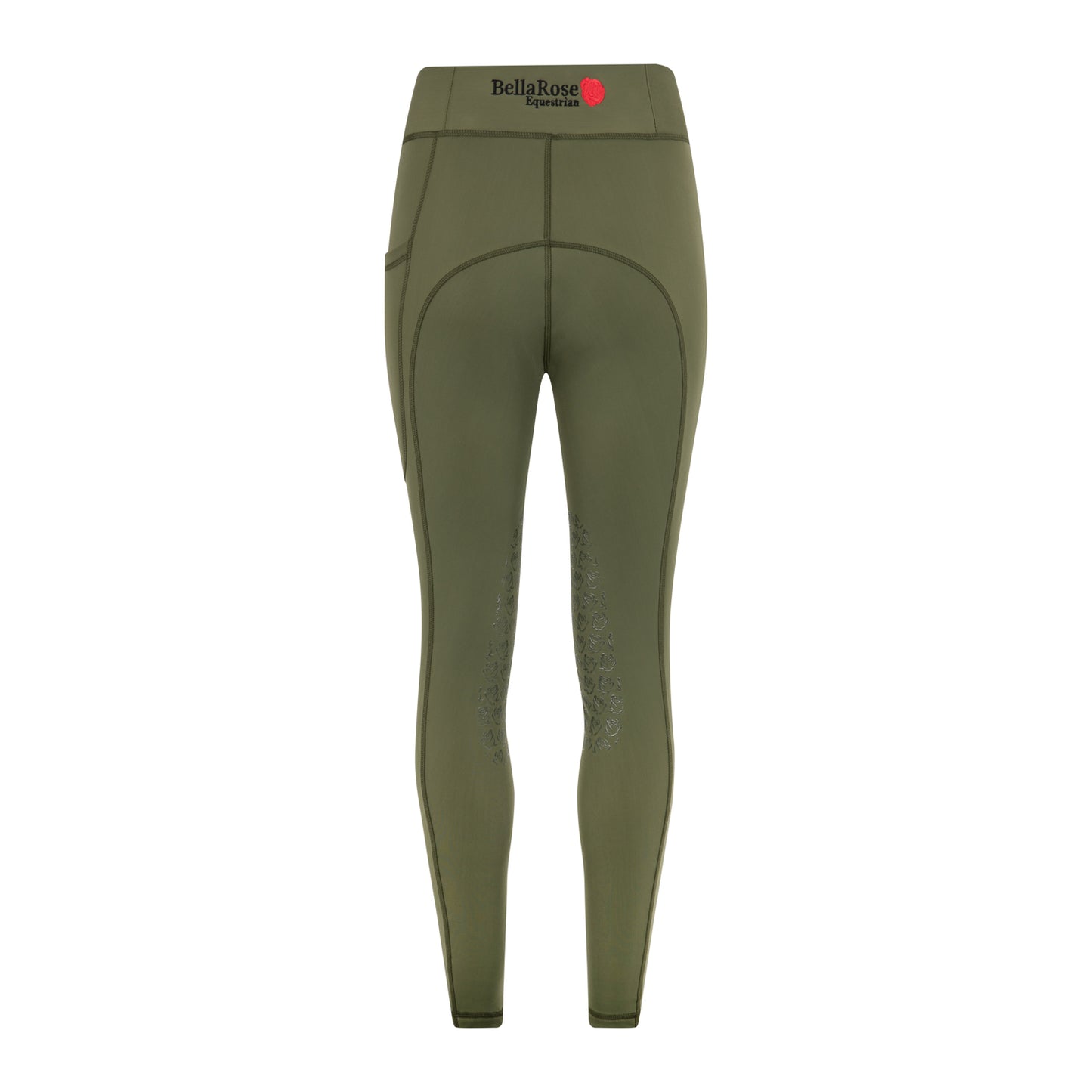 Khaki Knee Grip Riding Leggings