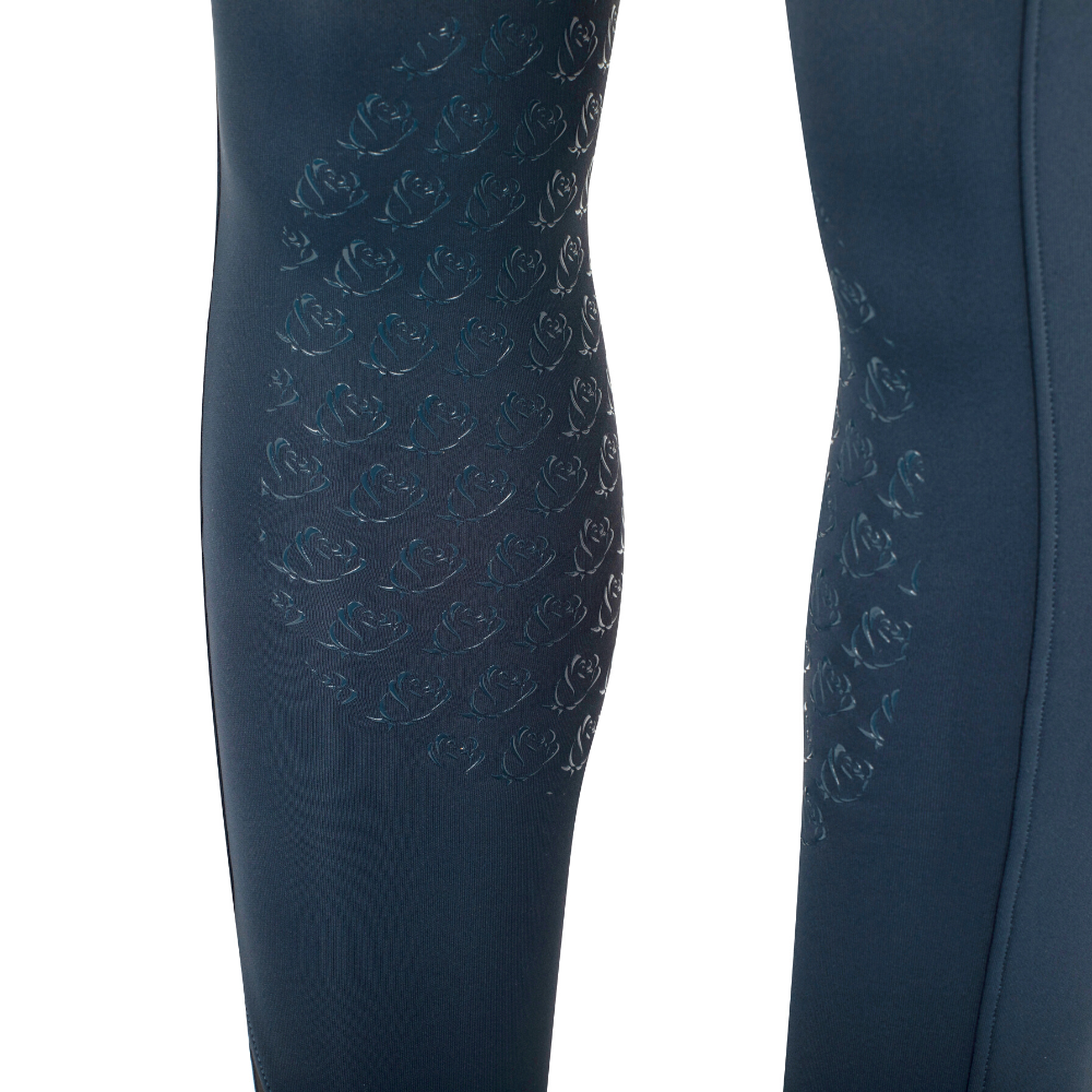 Navy Knee Grip Riding Leggings - Belt Loops