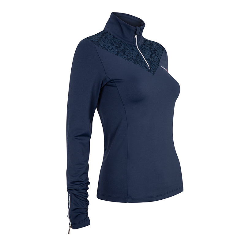 Navy Lace Base Layer