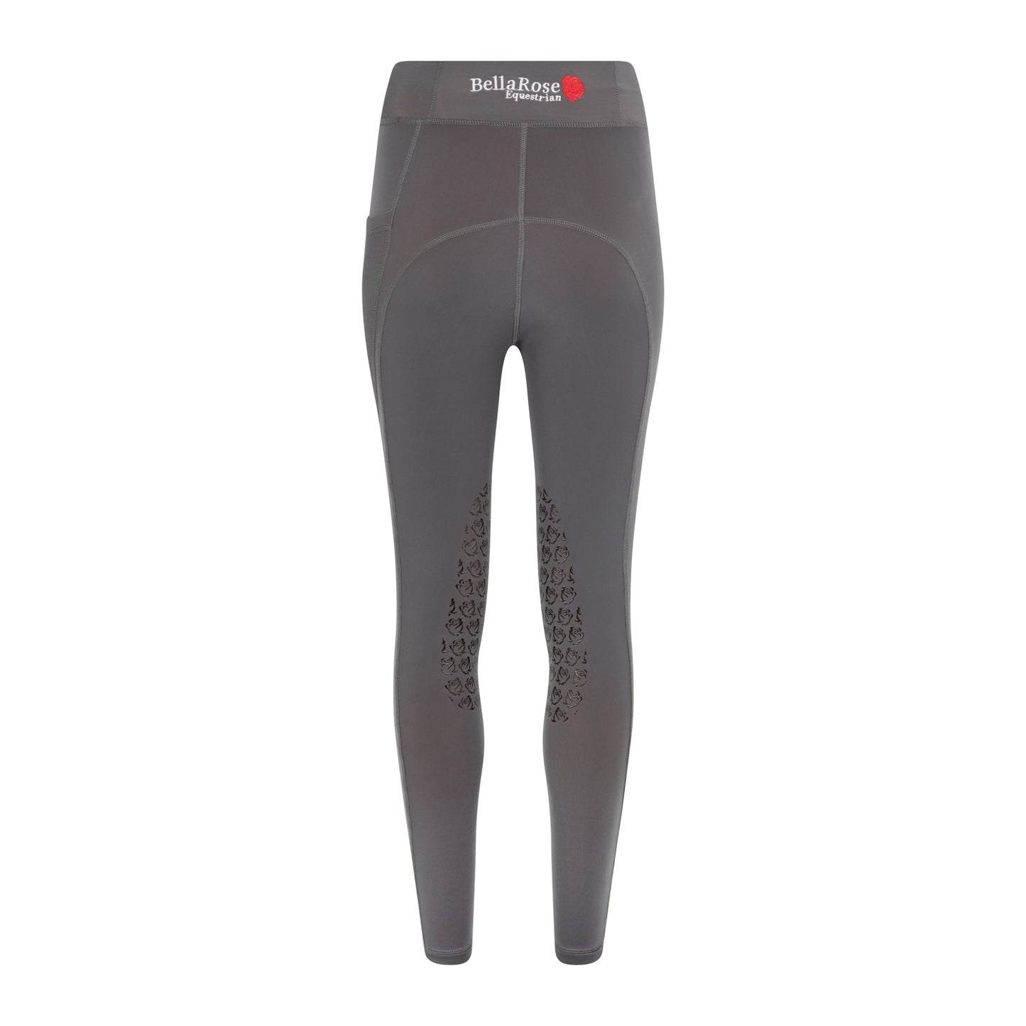 Grey Knee Grip Riding Leggings