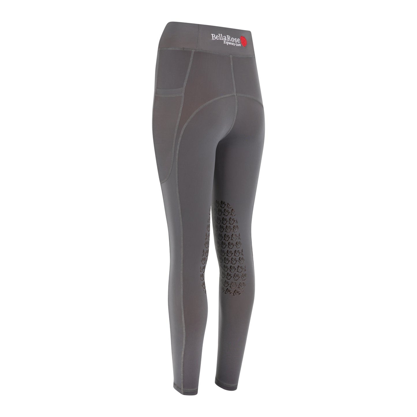 Grey Knee Grip Riding Leggings
