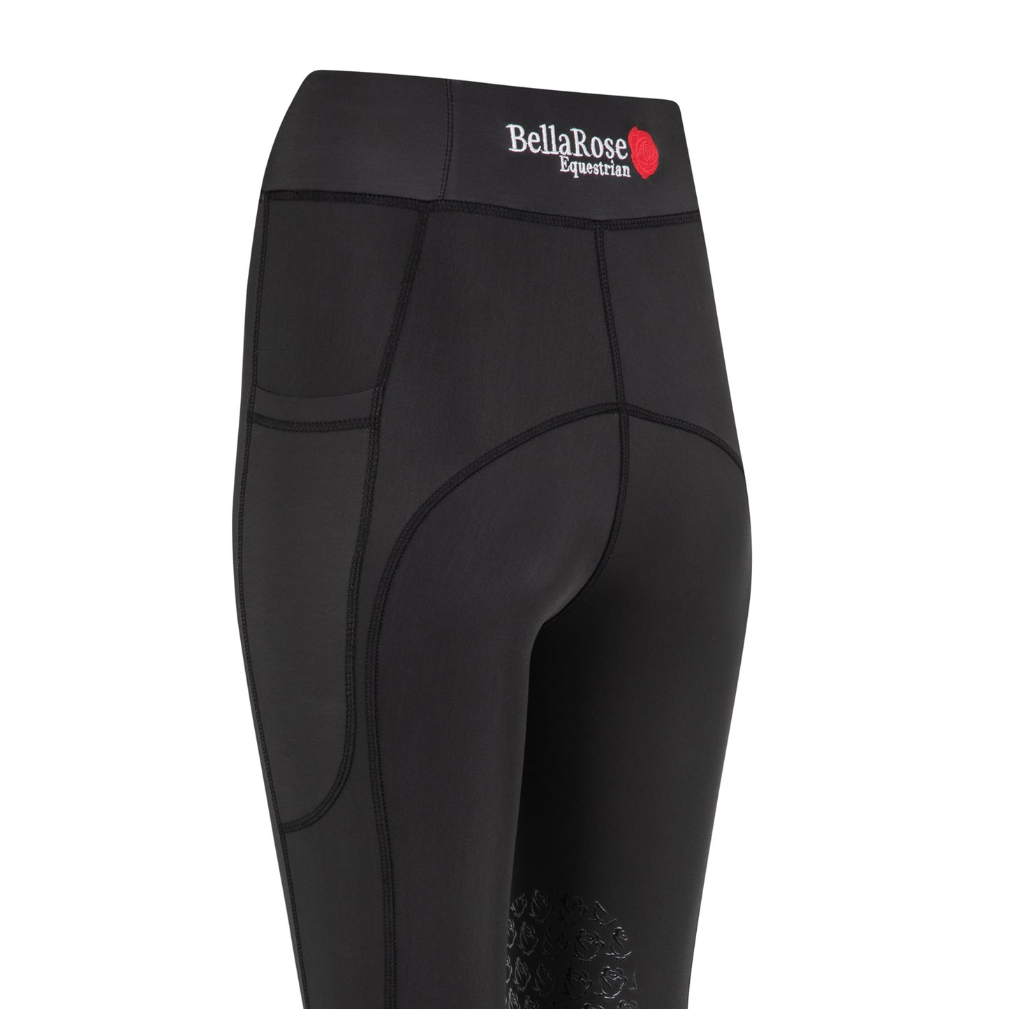 Black Knee Grip Riding Leggings