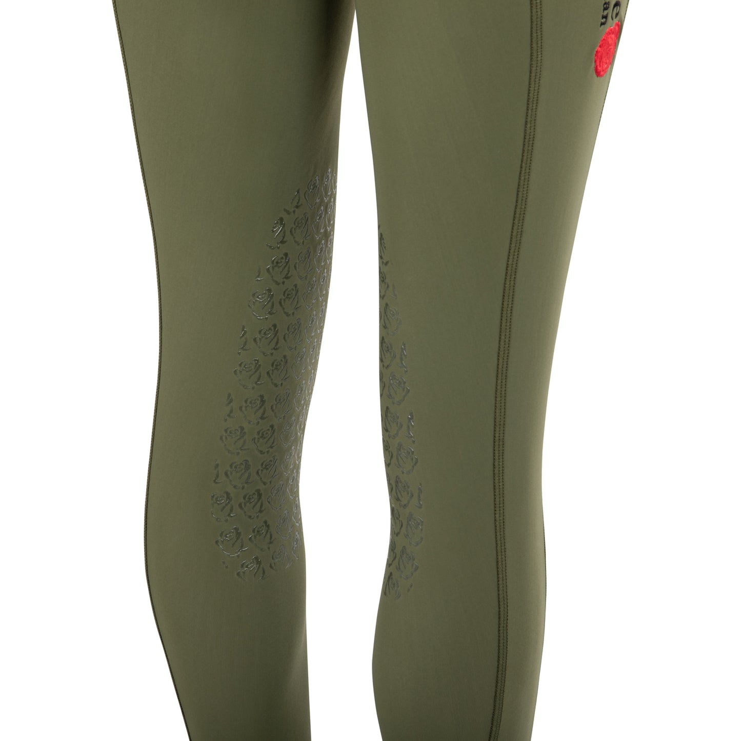 Junior Khaki Knee Grip Riding Leggings