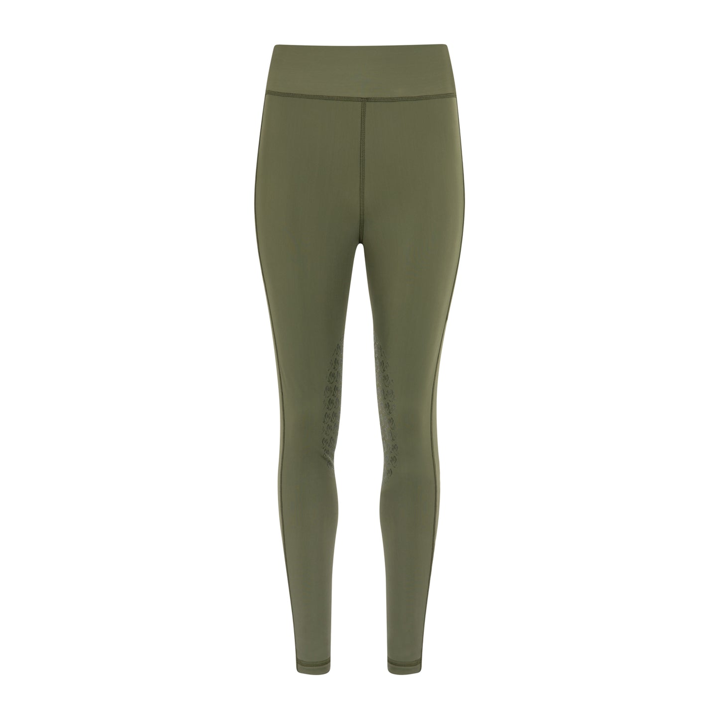 Junior Khaki Knee Grip Riding Leggings