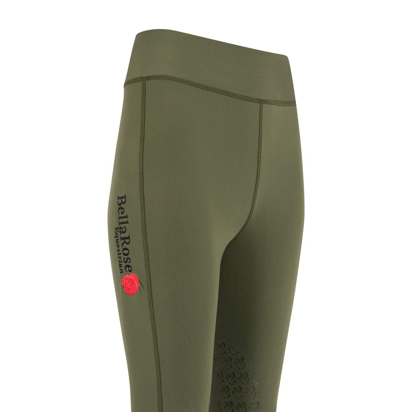 Junior Khaki Knee Grip Riding Leggings