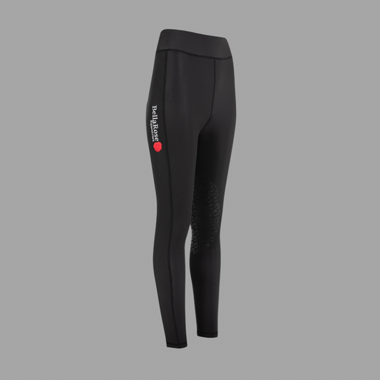 Black Fleece Lined Riding Leggings