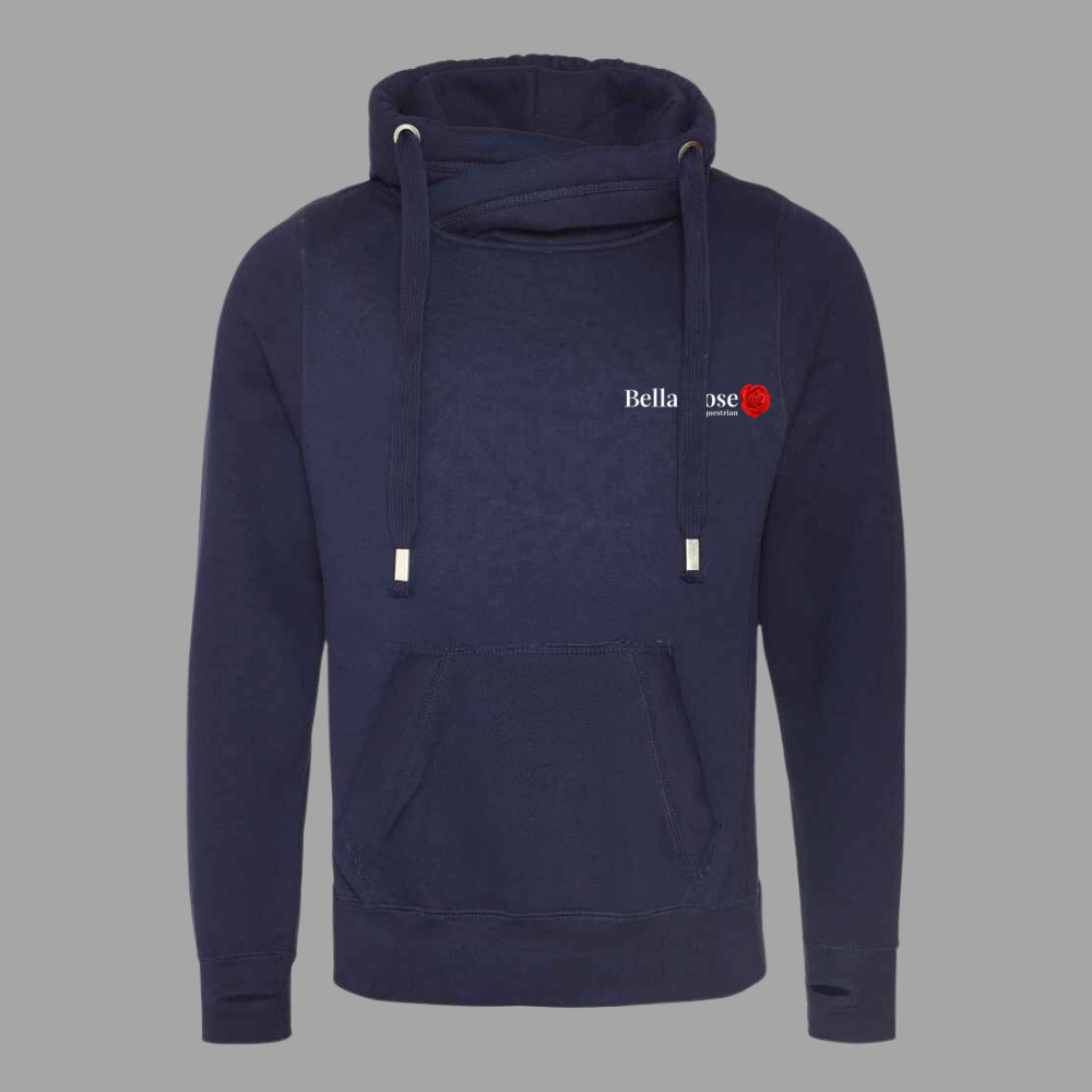 Cross Neck Hoodie