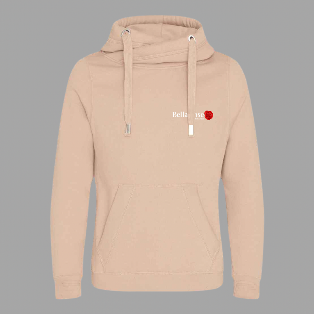 Rose hoodie pink top