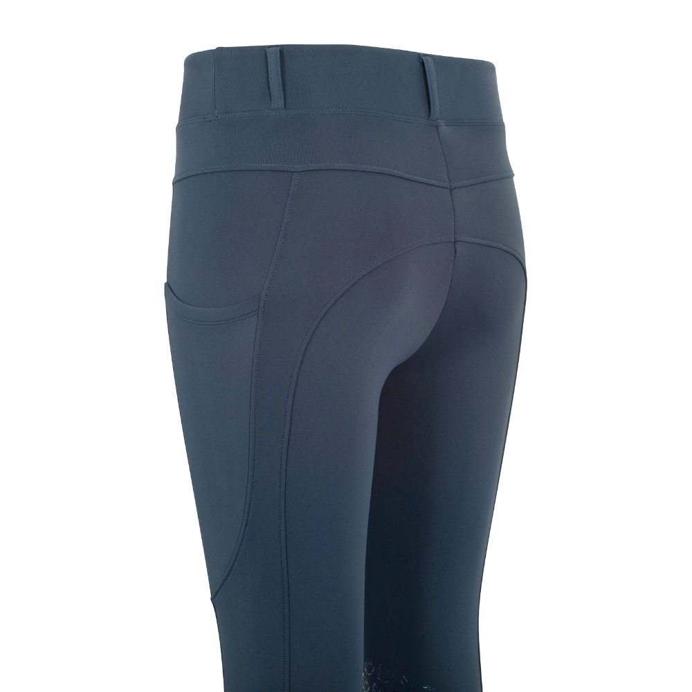 Navy Knee Grip Riding Leggings - Belt Loops