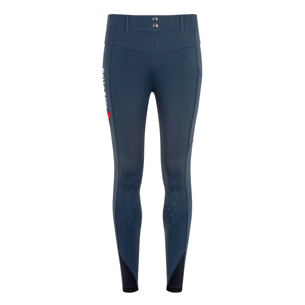 Navy Knee Grip Riding Leggings - Belt Loops
