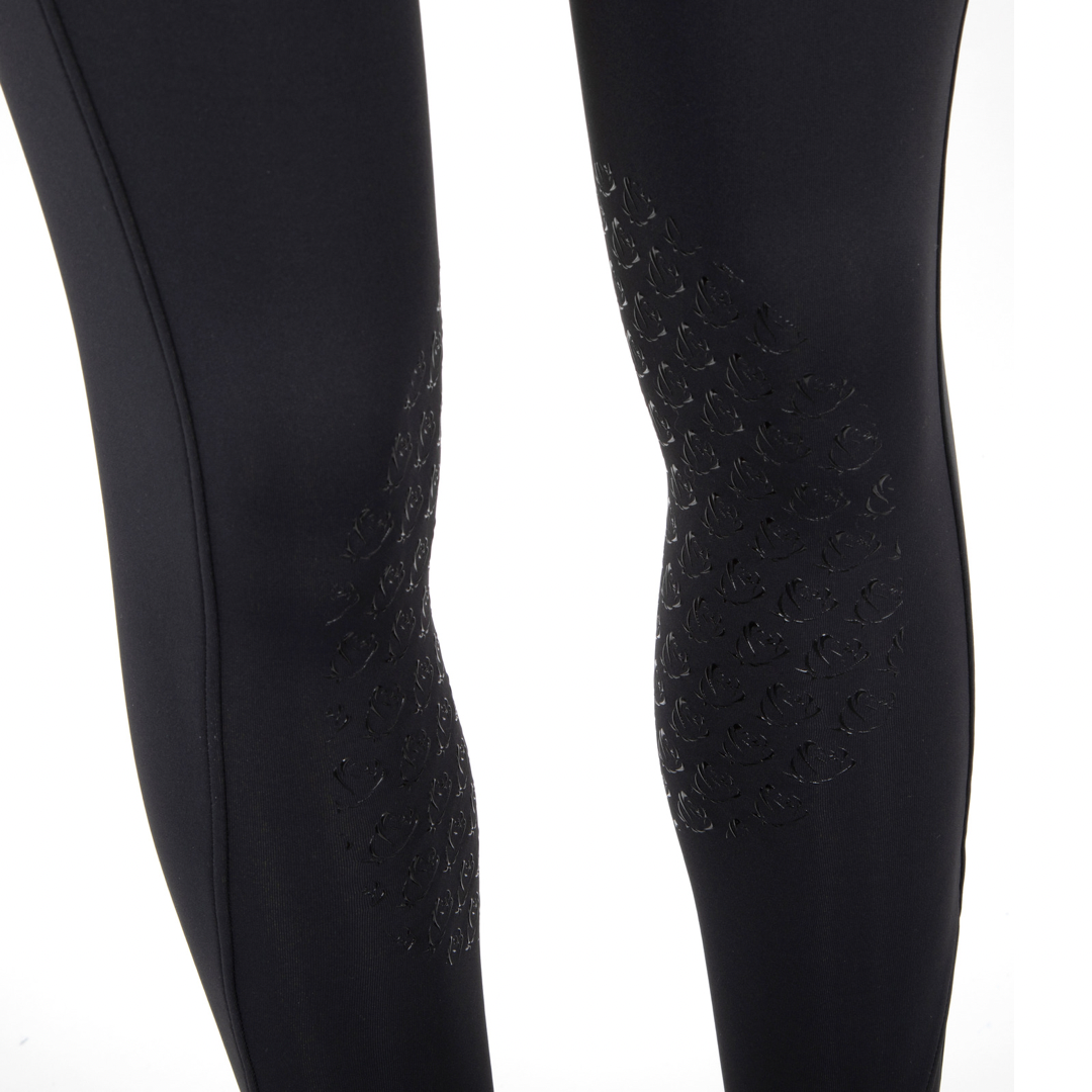 Black leggings with holes in knees online